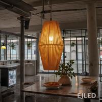 Luminaire suspendu en corde de chanvre, lustre moderne nordique pour salon, chambre, café, restaurant, modèle RP0481