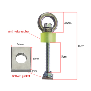 Nouveau boulon à <span class=keywords><strong>anneau</strong></span> en acier inoxydable 304 <span class=keywords><strong>de</strong></span> haute qualité <span class=keywords><strong>pour</strong></span> <span class=keywords><strong>fixation</strong></span> <span class=keywords><strong>de</strong></span> porte-bagages, plaque <span class=keywords><strong>de</strong></span> levage, vis d'attelage et camping - Product Image 2