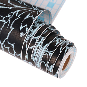 Cina produttore MOQ BASSO Del Vinile Stampato Impermeabile Carta Da Parati/rivestimento della <span class=keywords><strong>parete</strong></span> 3D Naturale autoadesivo della decorazione della casa di carta muro di confine - Product Image 2