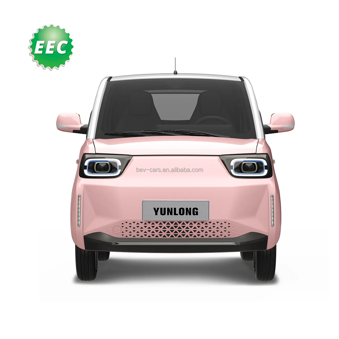 יונלונג ניידות עירונית מכונית רכב חשמלי מיני לנער כונן 4 גלגלים EEC רכב חשמלי 2 מושבים קדמיים 90 קמ""ש