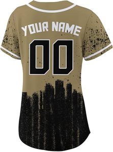 ชุดเสื้อเบสบอลสำหรับผู้ใหญ่ที่ปรับแต่งได้ ชื่อผู้เล่น/ทีม หมายเลข โลโก้ ด้านหน้า/ด้านหลัง โพลีเอสเตอร์ 100% แห้งเร็ว ระบายอากาศได้ดี แบบดิจิทัล - Product Image 3