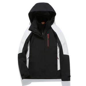 เสื้อแจ็คเก็ตผู้หญิงแบบ 3-in-1 ถอดซับในได้ ลายบล็อกสี สำหรับทำงาน พร้อมตัวเลือกการพิมพ์ลาย - Product Image 4