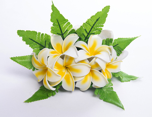 Fournisseur d'usine en gros KN-hc039 Fleurs artificielles en soie Hawaïennes Plumeria Oiseau de paradis pour Fêtes - Product Image 4