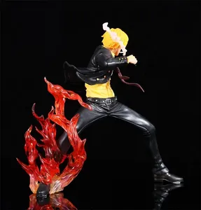 <span class=keywords><strong>Figurine</strong></span> modèle de personnage de dessin animé, jouet de collection, 19 cm, PVC, grande statue, <span class=keywords><strong>figurine</strong></span> d'anime <span class=keywords><strong>Sanji</strong></span> - Product Image 4