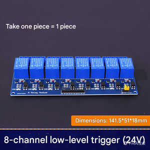 Module relais 1, 2, 4, 8 canaux 5V 9V 12V 24V, isolé optiquement, déclenchement niveau haut/bas, carte rouge/bleue pour <span class=keywords><strong>Arduino</strong></span> <span class=keywords><strong>PLC</strong></span> Maison Intelligente - Product Image 3