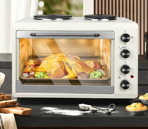Horno de Convección de 56L de Nuevo Diseño, Gran Capacidad, Acero Inoxidable, para Hornear Pizza, Uso Doméstico en la Cocina, Horno Eléctrico de Encimera - Product Image 5