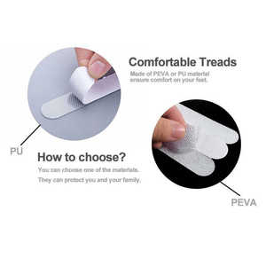 Autocollants antidérapants transparents en PEVA pour baignoire, bandes antidérapantes imperméables pour la sécurité du sol de la douche et de la salle de bain - Product Image 6