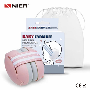 NIER Verstellbares Kopfband für Babys im Alter von 0-3 Jahren, Druckfreie, Weiche Geräuschunterdrückende Kopfhörer, Baby-Gehörschutz Ohrenschützer - Product Image 1