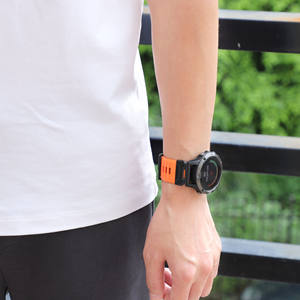 RYB Rugged FKM correa de reloj de goma 22mm 26mm Correa deportiva resistente al agua para <span class=keywords><strong>Garmin</strong></span> <span class=keywords><strong>Instinct</strong></span> 2 2S <span class=keywords><strong>2X</strong></span> Forerunner 965 955 Fenix 7 6 5 - Product Image 4