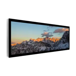 23.1 inç Android Ultra geniş monitör dijital dokunmatik ekran gerilmiş Bar Lcd Tft ekran