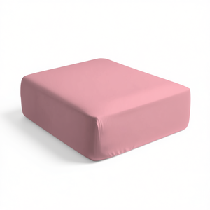 Sábana Ajustable 100% Algodón Rosa Tamaño Super King 180x200cm - Product Image 3