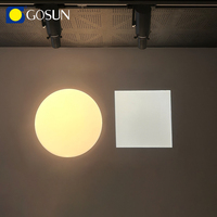 Projecteur LED Gobo 15W modulable sur rail avec zoom pour éclairage de musée et spot d'art