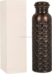 Factory Prices Water <b>Bottle</b> Enamel Printed Pure Handmade New Style <b>Copper</b> <b>Bottle</b> Hammered Travelling Gym Drinkware <b>Copper</b> <b>Bottle</b> - Product Image 3