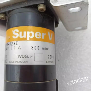 Motor Servo DC Sanyo Denki Super V Series V406 029E 24VDC 6W Usado - Product Image 1