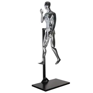 道具男人体模型全身机器人动态模型拟人化智能休闲步行服装店橱窗展示架