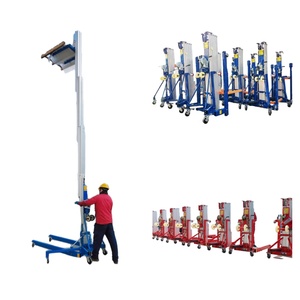 Draagbare installatie airconditioning hefuitrusting 3,5m 5m 6,5m 8m materiaalheftruck met motor voor zwaar materieel - Product Image 1
