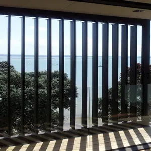 Australien Standard Outdoor Aluminium-Fensterladen Schlitzfenster Aerofoil-Lüften für Bau Außenwandfenster
