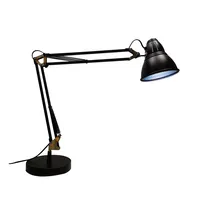 Ajustável braço oscilante da lâmpada escritório lâmpada estudo quarto de hotel candeeiro de mesa dobrável
