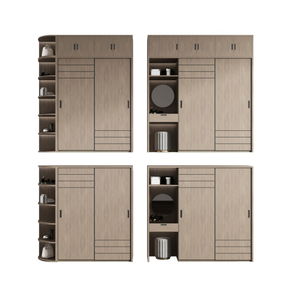 Modern Walk in <strong>Closet</strong> Wardrobe Para Habitacion Custom Systems Design Wood Bedroom Cupboards for Bedroom Open Wardrobe - Product Image 5