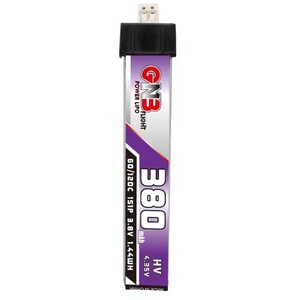 GAONENG — batterie GNB 1S 380mah 3.8V 60c avec tête en plastique, PH2.0 HV LiPo, induction FPV, lame BNF horizontale <span class=keywords><strong>eflite</strong></span>, améliorée de 300MAH - Product Image 1