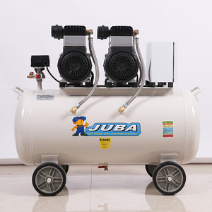 Compresseur d'air JUBA Hurricane 1200WX2, piston portable silencieux sans huile pour la peinture et le travail du bois - Product Image 2