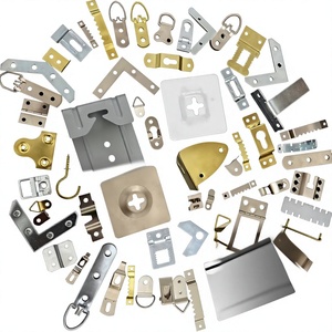 <span class=keywords><strong>Ganci</strong></span> Nascosti per Appendere Quadri e Staffe di Montaggio a Scomparsa per Dipinti ad Olio, Finitura in Metallo Argento/Oro/Nero - Product Image 1