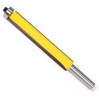 1 pièces 8mm Tige Affleurant Routeur Bit 8*12.7*76mm Longue Routage Fraises roulements mèches à Bois Rainurage lames