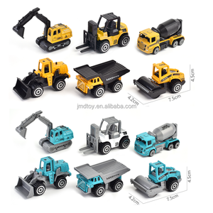 1:64 Mini roues de voiture en alliage moulé sous pression Jouets miniatures de voiture Excavator Dump Metal Vehicle Toys - Product Image 4