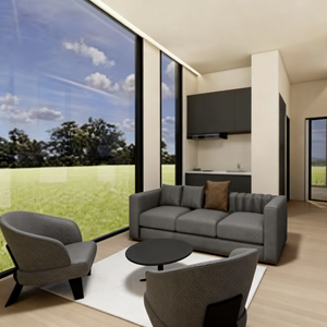 Casa Container Espandibile Minimalista ed Ecologica per Resort all'Aperto, Cabine sul <span class=keywords><strong>Lago</strong></span>, Alloggi nella Foresta, Villa Prefabbricata con Soggiorno - Product Image 3