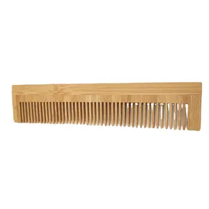 Customized Logo Eco-Friendly Bamboo Comb Set Hotel Amenities with Laser and Common Comb Types