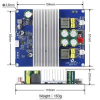 Orijinal TPA3251 çip yüksek güç amplifikatörü kurulu DC24-38V 2*200W Stereo D sınıfı amplifikatör ev ses