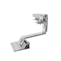Vente en gros de support réglable pour panneau solaire en métal aluminium crochet de toit en tuile de bardeau solaire système photovoltaïque solaire