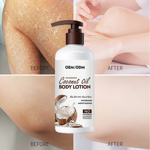 Lotion Tubuh Pemutih Kulit Alami Pelembap Bernutrisi Pencerah Kulit Virgin Label Pribadi Krim Minyak Kelapa - Product Image 6