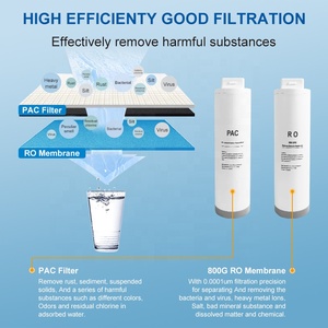 800GPD RO Système de <span class=keywords><strong>filtre</strong></span> à eau sous l'évier Système de filtration d'eau par osmose inverse pour la maison Cuisine Appartement - Product Image 6
