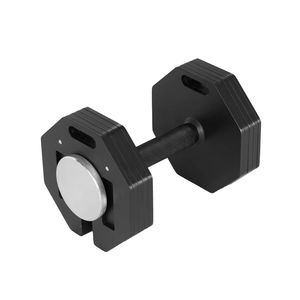 Manubrio Regolabile Ottagonale a Vite Rapida, Regola il Peso Attraverso Piastre per Adattarsi all'Allenamento di Forza a Diverse Fasi. - Product Image 1