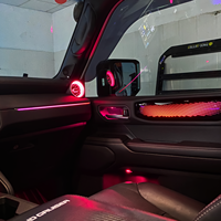 Adecuado para 24-25 Toyota Prado/LC250 luces ambientales (Ten Light Thousand Shadow Piano Black Mold) 22 luces
