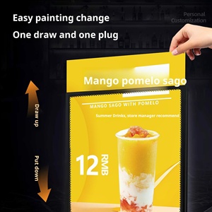 Siêu mỏng OLED một mặt Độ sáng cao 3000 lumens thời tiết nhôm lightbox <span class=keywords><strong>Snap</strong></span> khung quảng cáo hộp Đèn phim - Product Image 3