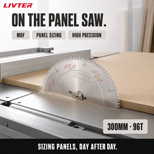 <span class=keywords><strong>Lame</strong></span> de <span class=keywords><strong>scie</strong></span> <span class=keywords><strong>circulaire</strong></span> de sécurité LIVTER Style 300x3.2x30x96z pour le découpage de panneaux MDF haute précision - Product Image 3