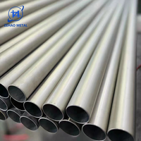 Pipa Tabung Titanium Langsung dari Pabrik Grade 2 Grade 5 Tanpa Sambungan/Terlasak OD 3mm-200mm Tebal Dinding 0.3mm-10mm Panjang Sesuai Pesanan