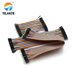 Electronics components 40P color DuPont wire female to male to female male length 10/15/20/30/40CM jumper cable DuPont wire