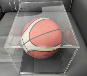 กล่องและชั้นวางโชว์ลูกบาสเก็ตบอลอะคริลิก PMMA คุณภาพสูง แบบกำหนดเองได้ พกพาสะดวก ดีไซน์ถอดประกอบได้ ราคาประหยัด - Product Image 4