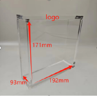 Elite Trainer Box Acrylique Vitrine 8mm + 5mm D'épaisseur Rectangle Fort 5x3mm Aimants Cas Protecteur Compatible Elite Trainer