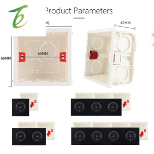 <span class=keywords><strong>Avoir</strong></span> กล่องต่อแยกสีขาวแดงน้ำเงิน86มม x86มม X40มมซ็อกเก็ตผนังปิดภาคเรียนกล่องพลาสติกอุปกรณ์เสริมสวิตช์ - Product Image 2
