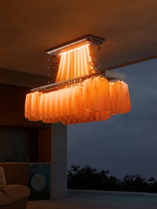 Tendedero eléctrico integrado para balcón con control remoto inteligente y elevación automática - Product Image 3