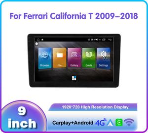Krando, unidad central de coche <span class=keywords><strong>Android</strong></span> de 9 pulgadas para Ferrari California T 2009-2018, soporte estéreo para coche, Control del volante, <span class=keywords><strong>Sensor</strong></span> de aparcamiento - Product Image 2