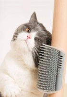 Dispositif de toilettage pour animaux de compagnie en plastique personnalisable épurateur de poils d'angle et brosse de massage pour chats chiens outil de nettoyage pour amis à fourrure