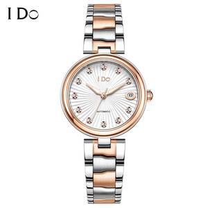 Montre pour femme simple et luxueuse avec calendrier unique, luminescente, étanche et entièrement automatique, mécanique, à bracelet - Product Image 3