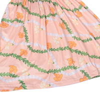 Cd-6-2 Robe Hawaïenne Personnalisée à Imprimé Floral en Coton avec Bretelles Ajustables pour Filles