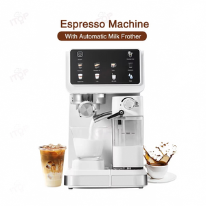 Machine à café expresso professionnelle ITOP pour la maison avec mousseur à lait <span class=keywords><strong>automatique</strong></span>, prix de gros - Product Image 1