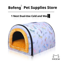 Waterdicht katten- en hondenhok voor buiten, regenbestendig, koudebestendig, warm, geschikt voor alle seizoenen, verwijderbaar en wasbaar, beschutting voor zwerfkatten, huisdierbenodigdheden